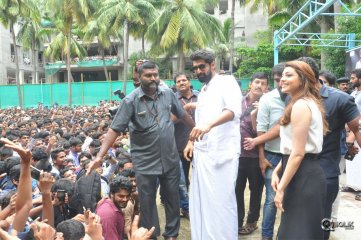 Nene Raju Nene Mantri Movie Team at K L University